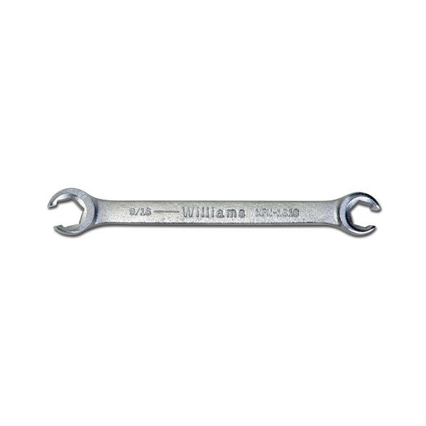 Williams Flare Nut Wrench, 1/2 x 9/16 Inch Opening, Satin-Chrome - JHWXFN-1618