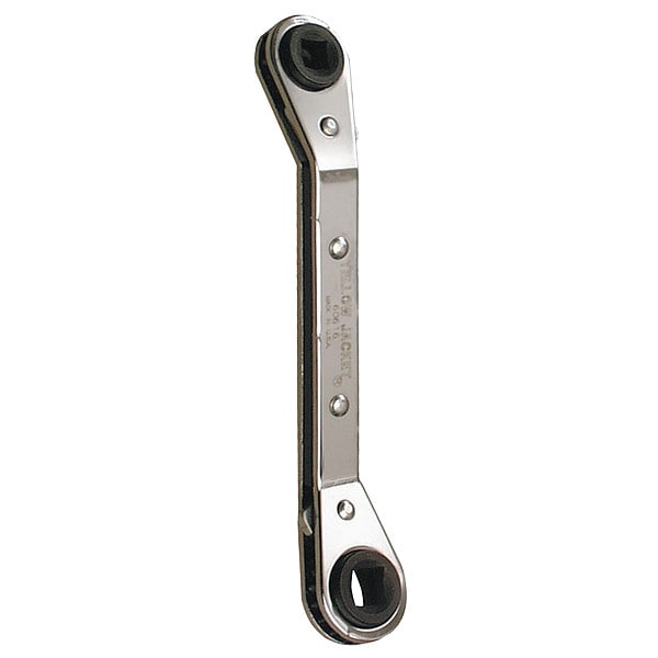 Yellow Jacket Ratcheting Refrigeration Wrench, 5-5/8 in, Finish: Chrome - 60616