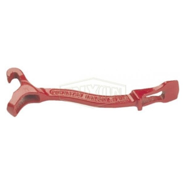 Dixon Universal Wrench, 11-3/4 in OAL, Iron, Epoxy Painted - 233