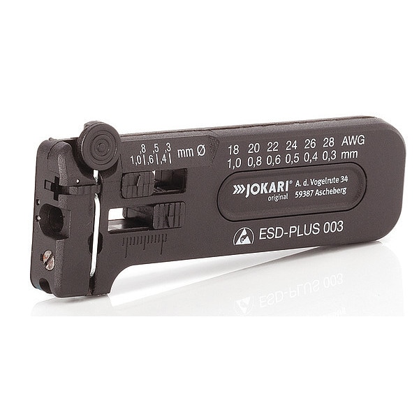 Jokari Stripping Tool, Esd Safe Micro, AWG 28-18 - 40029