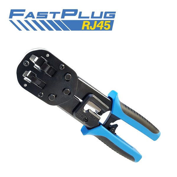 Quest Technology International Fastplug Rj45 Ratchet Crimp Tool - TEL-6002