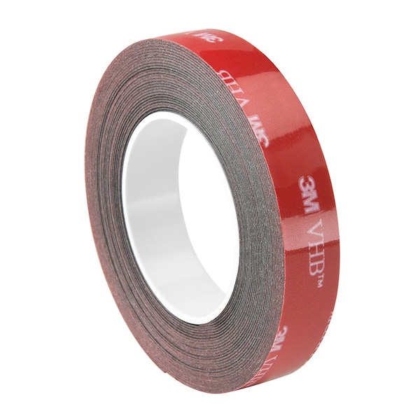 Cinta VHB Negra 3M 4919F de 1 pulgada x 5 yardas (1 rollo) - 4919F