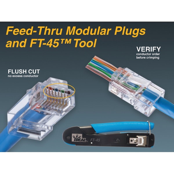 Ideal 5 1/2 in Crimper RJ-45 - 30-495