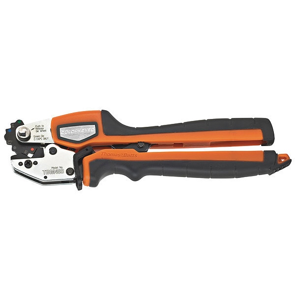Sta-Kon 10 1/2 in Ratchet Crimper 8 to 2 AWG Copper, 10 to 6 AWG Aluminum - TBM45S