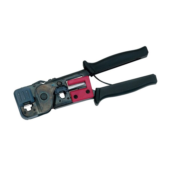 Quest Technology International Modular Non-Ratchet Crimp Tool - Rj11/12/45, 6P4C/6P6C/8P8C - TEL-6000