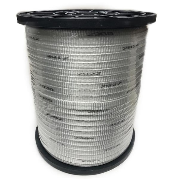 Kubinec Kubinec PW1800-3K 0.625 in. x 3000 ft. Cable Pulling Tape with 1800 lbs Tensile Strength - White - PW1800/3K