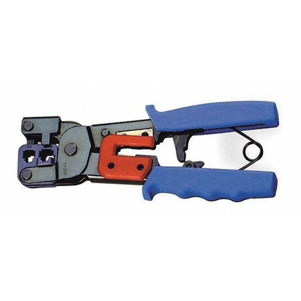 Ideal Ratchet Crimper, RJ-11, RJ-45, 13" L - 30-696