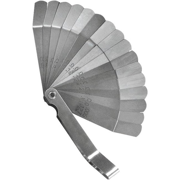Lang Lang LNG-316A 16 Offset Blade Tappet Gauge - LNG-316A