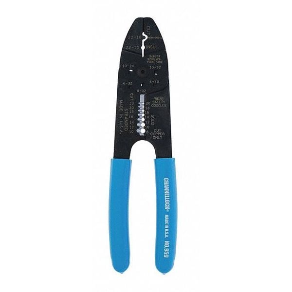 Channellock 8-1/4" Wire Stripper, 8.25" 10 to 20 AWG - 959