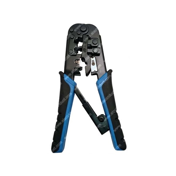 Electriduct Dual-Modular Network Crimping Tool- RJ45/RJ12/RJ11- Cutter/Stripper - TL-TD-LZ-N5684R
