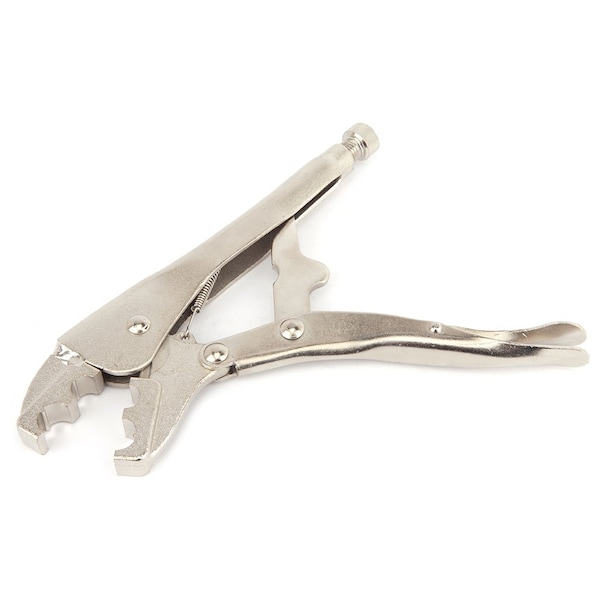 Forney Crimping Tool, Lock Jaw-Type for 3/16 in and 1/4 in Hose Ferrules - 86116