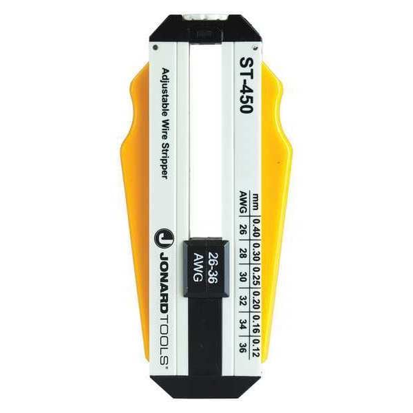 Ok Industries 3 7/8 in Adjustable Wire Stripper 26 to 36 AWG - ST-450
