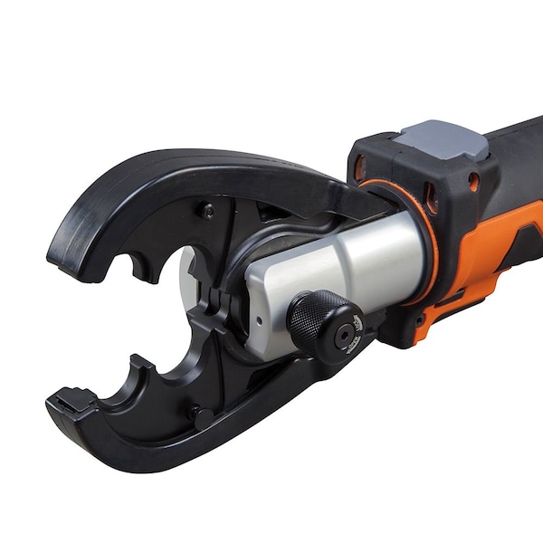 Klein Tools Battery-Operated Crimper, O+ Die Head, 4 Ah - BAT207T234H
