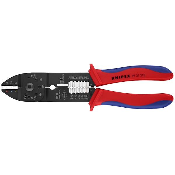 Knipex Crimping Pliers, 8 1/2" Crimping Pliers - 97 21 215 SB