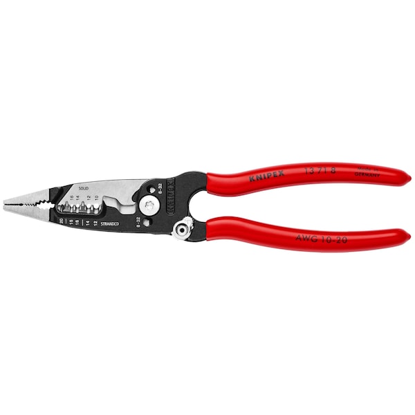 Knipex Forged Wire Stripper 8", 10-20 AWG - 13 71 8 SBA