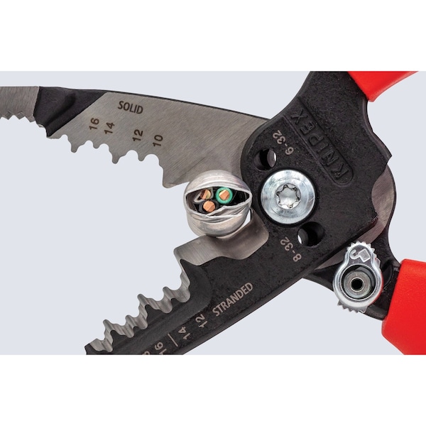 Knipex Forged Wire Stripper 8", 10-20 AWG - 13 71 8 SBA