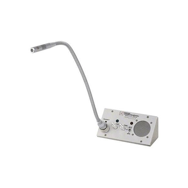 Norcon Communications Satin Anodized Norcon 115V AC Bullet Resistant Two-Way Electronic Communicator - TTU7BX1