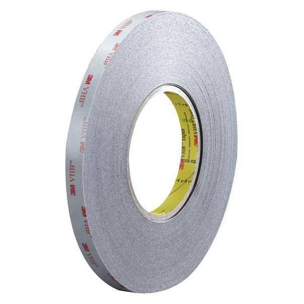 3M™ 5915 Cinta VHB™, 16.0 Mil, 1/2" x 5 yds., Negro, 1/Estuche - VHB591512R