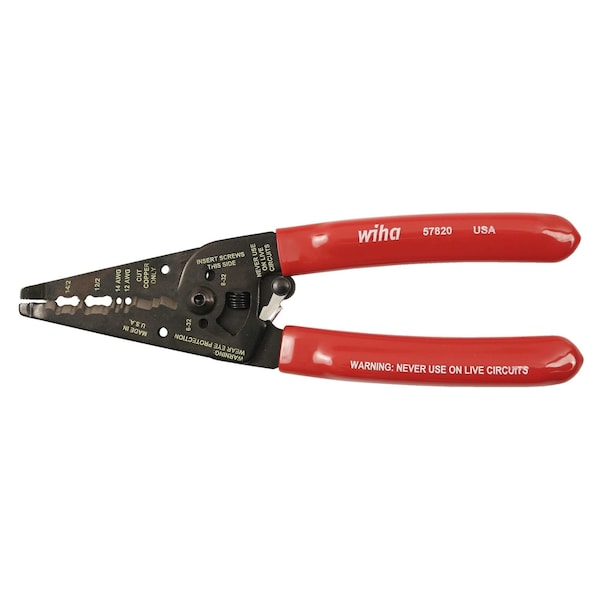 Wiha Classic Grip Wire Strippers Dual NM-B Cable 7.75-in. - 57820