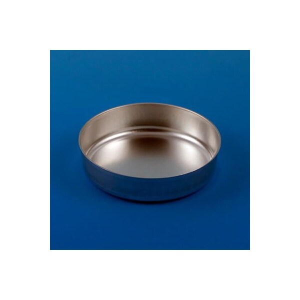 Globe Scientific Aluminum Weighing Dish, 28mm With Tab, 0.3g/8mL Capacity, Crimped Sides, 500/Pack - 8309