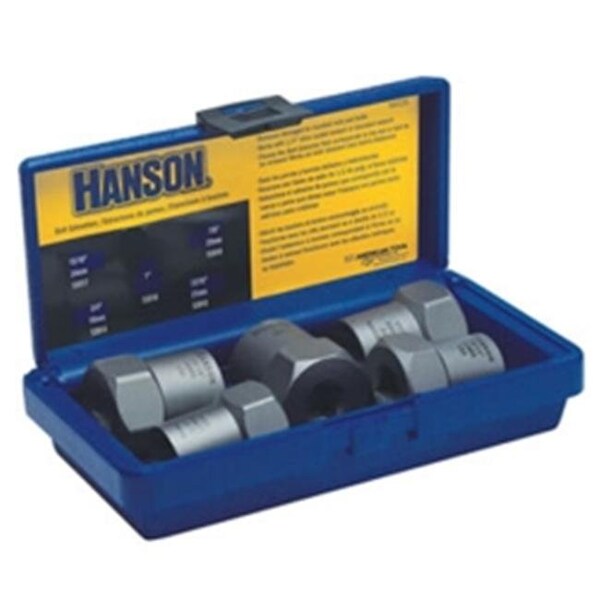 Hanson Hanson HAN54125 Bolt Extractor Set 5Pc .75 Inch -1 Inch W.5 Inch Drive - HAN54125