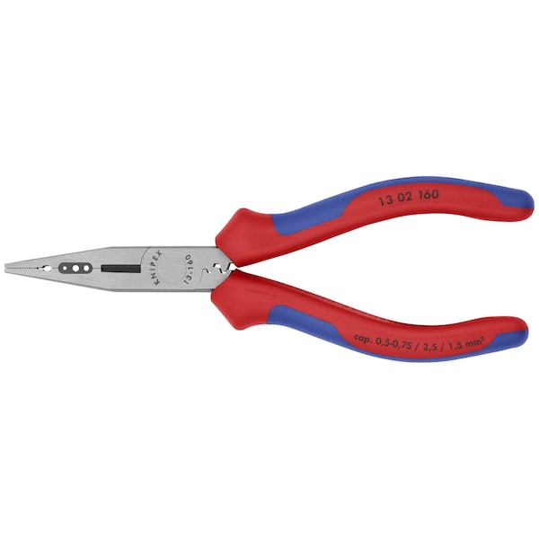 Knipex Wire Strippers, 6 1/4" 4-in-1 Electricia - 13 02 160 SB