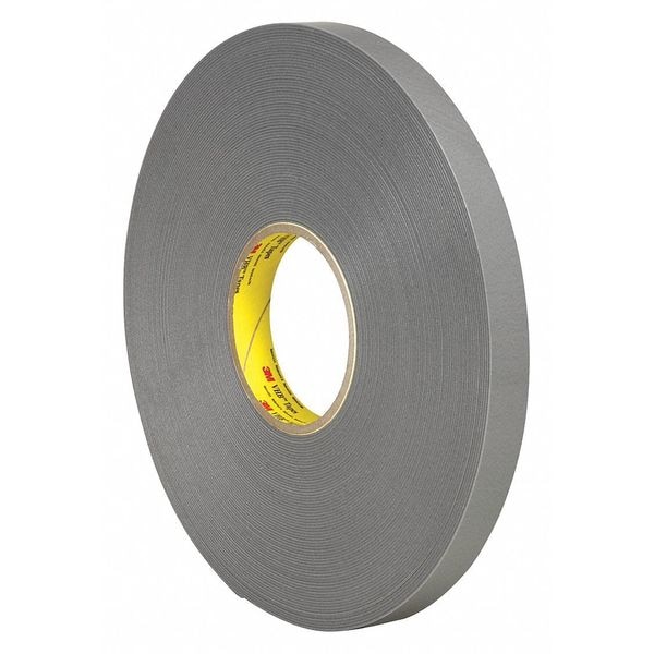 Cinta VHB 3M™ 4957F, 62.0 Mil, 3/4" x 5 yds., Gris, 1/Caja - VHB495734R