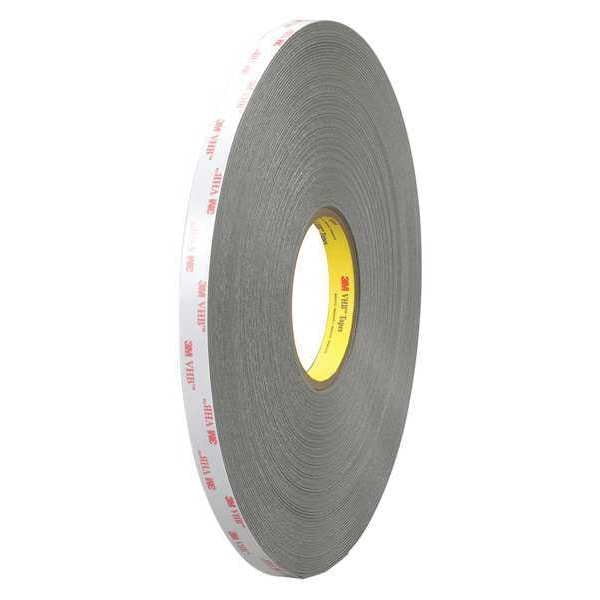 Cinta 3M™ VHB™ 4936, 25.0 Mil, 1" x 5 yardas, Gris, 1/Caja - VHB493601R