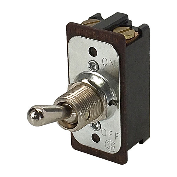 Interruptor de Palanca Carling Technologies, DPST, 4 Conexiones, Encendido/Apagado, 10A @ 250V CA/20A @ 125V CA, Terminal de Tornillo - EK204-73.