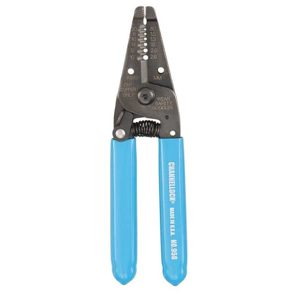Channellock 6 1/4 in Wire Stripper 10 to 20 AWG - 958