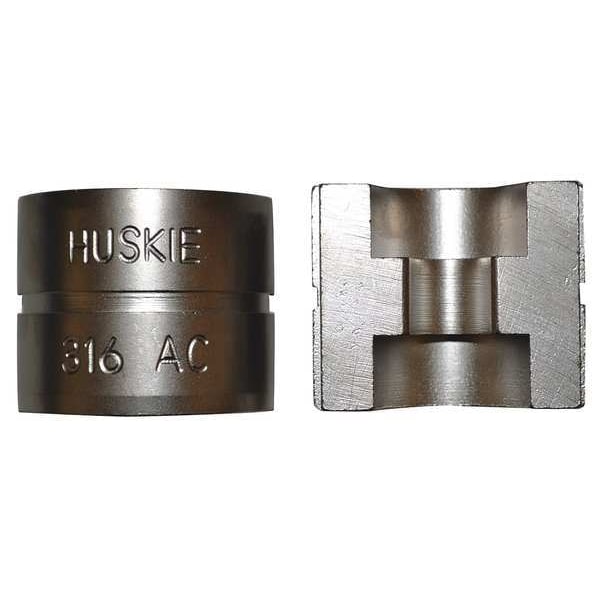 Huskie Tools Compression Die, Blue, Wire Rope, 3/16 In - 316AC