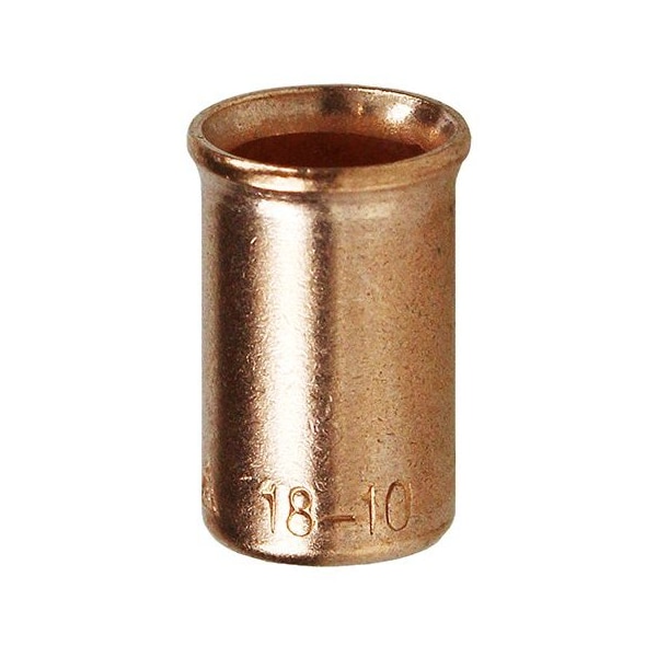 Dottie L.H. Dottie 18-10 AWG Copper Crimp Sleeve (Tuff Pack), 500PK - CS410TP