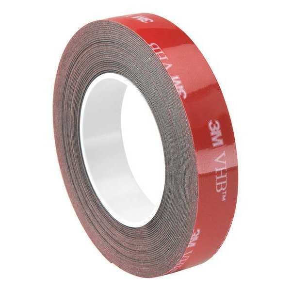 Cinta adhesiva VHB 3M 5915 de Tapecase, 2" x 5yd, Negra, 16 mil - 5915