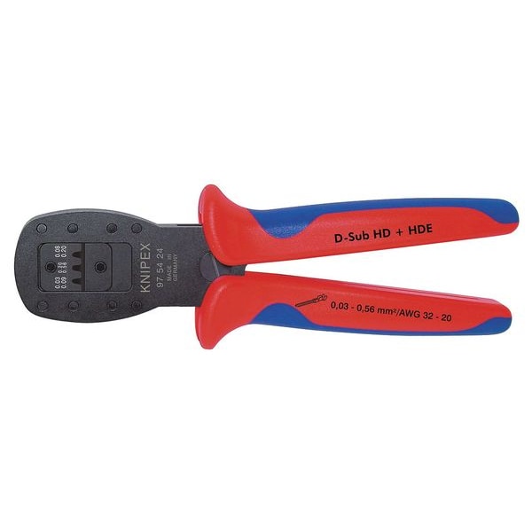 Knipex 7 1/2 in Crimper 32 to 20 AWG - 97 54 24