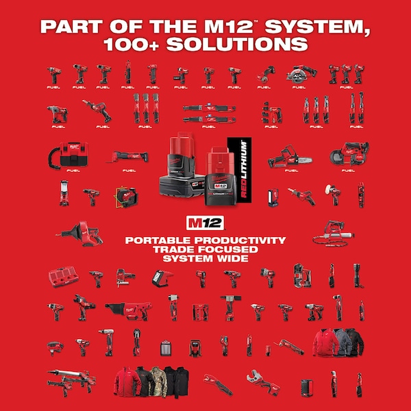 Milwaukee Tool M12 Cable Stripper Kit for Cu RHW / RHH / USE - 2435X-21