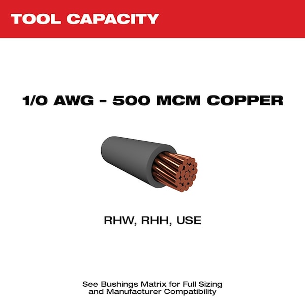 Milwaukee Tool M12 Cable Stripper Kit for Cu RHW / RHH / USE - 2435X-21