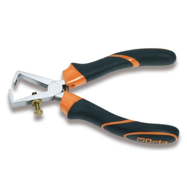 Beta 1142BM 160 Wire Stripping Pliers, Bi Material Handles - 011420036