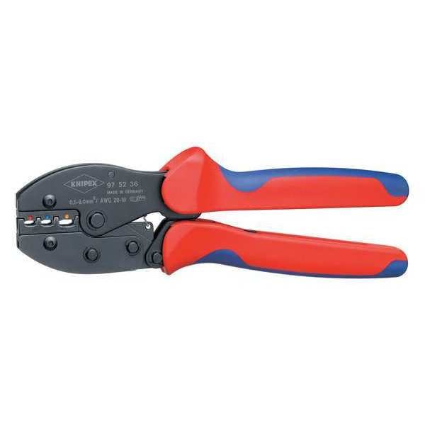 Knipex 8 3/4 in Crimper 20 to 10 AWG - 97 52 36