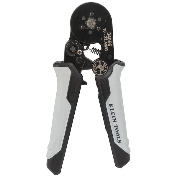 Klein Tools Ratcheting Ferrule Hex Crimper, 10 to 22 AWG Wire - 34056