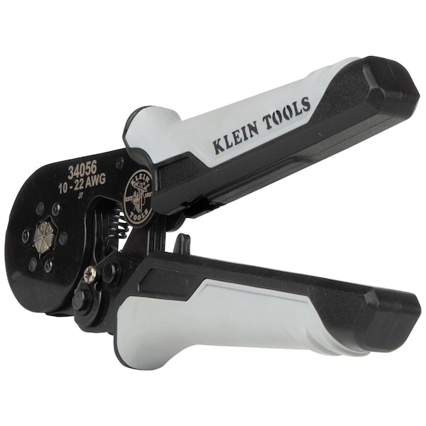 Klein Tools Ratcheting Ferrule Hex Crimper, 10 to 22 AWG Wire - 34056