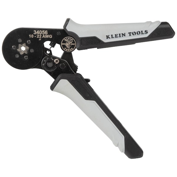 Klein Tools Ratcheting Ferrule Hex Crimper, 10 to 22 AWG Wire - 34056