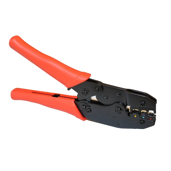 Dolphin Components 8 1/2 in Ratchet Crimper 24 to 16 AWG - DC-4141