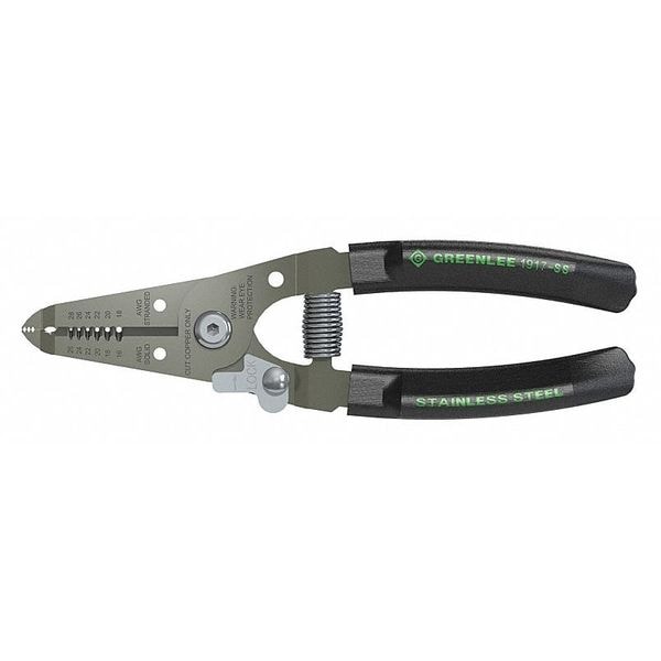 Greenlee 6 in Wire Stripper Solid: 16 to 26 AWG, Stranded: 18 to 28 AWG - 1917-SS