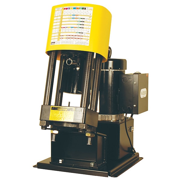 Parker Bench Mount Crimper, Force 60 ton, L 23 in - 85C-KKB