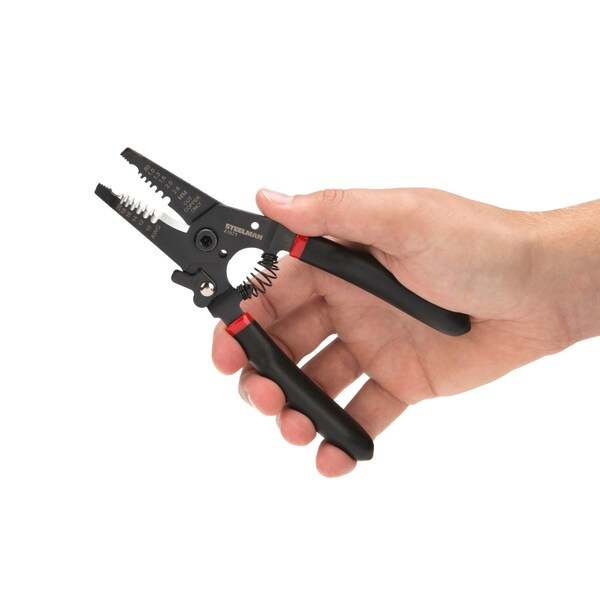 Steelman Universal Wire Stripper and Cutter, 20-10 AWG, 6.5" - 41871