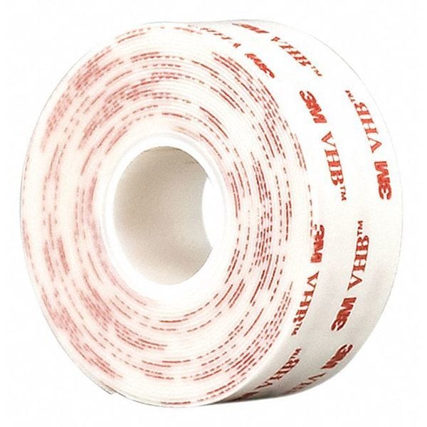 Cinta 3M VHB 4932 de 0.5" x 4", Blanca, 25 mil, paquete de 60 - 4932