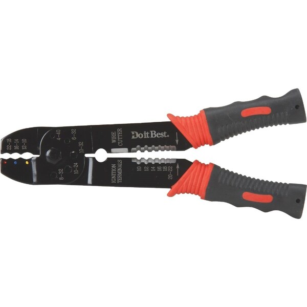 All-Source 8 In. Solid/Stranded Carbon Steel Coaxial Crimping Tool - 509833