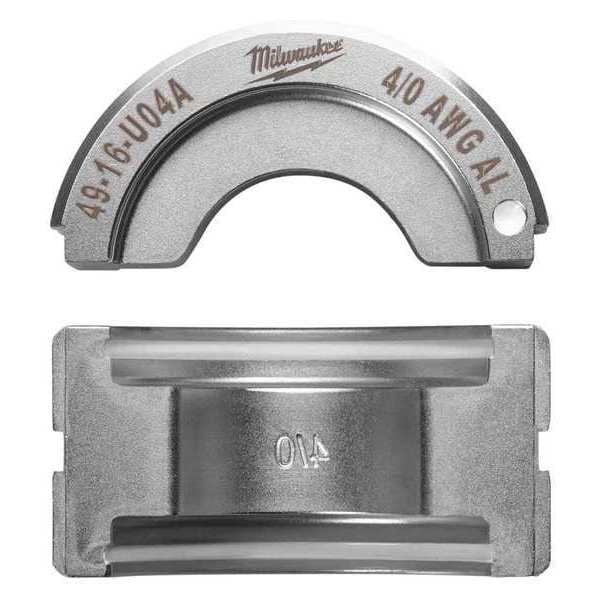 Milwaukee Tool EXACT 4/0  Aluminum 12T U-Style Die - 49-12-U04A