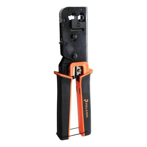 Tempo Communications 13 in Ratchet Crimper RJ-11, RJ-45, RJ-12, 6P4C, 6P6C, 8P8C - 45553