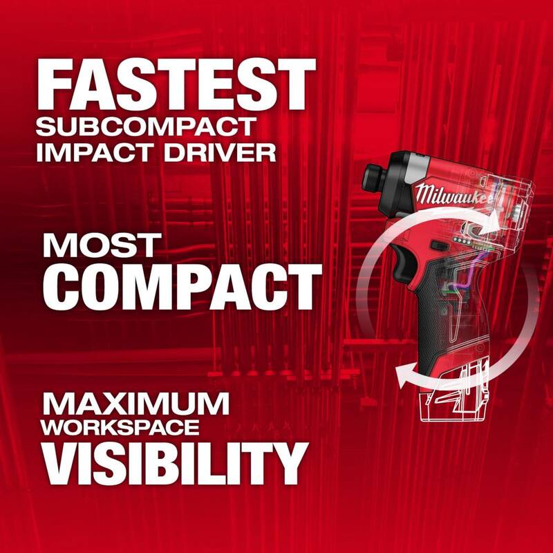 Milwaukee M12 12-Volt Lithium-Ion Inalámbrico FUEL 1/4 in. Impact Driver y 3/8 in. Ratchet Combo Kit c/Batería de 2.0Ah y Cargador - 3453-20-2457-20-48-59-2420